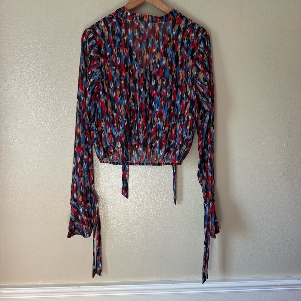 House of Harlow 1960 x Revolve Joli Tie Cuff Blouse - Picture 5 of 5